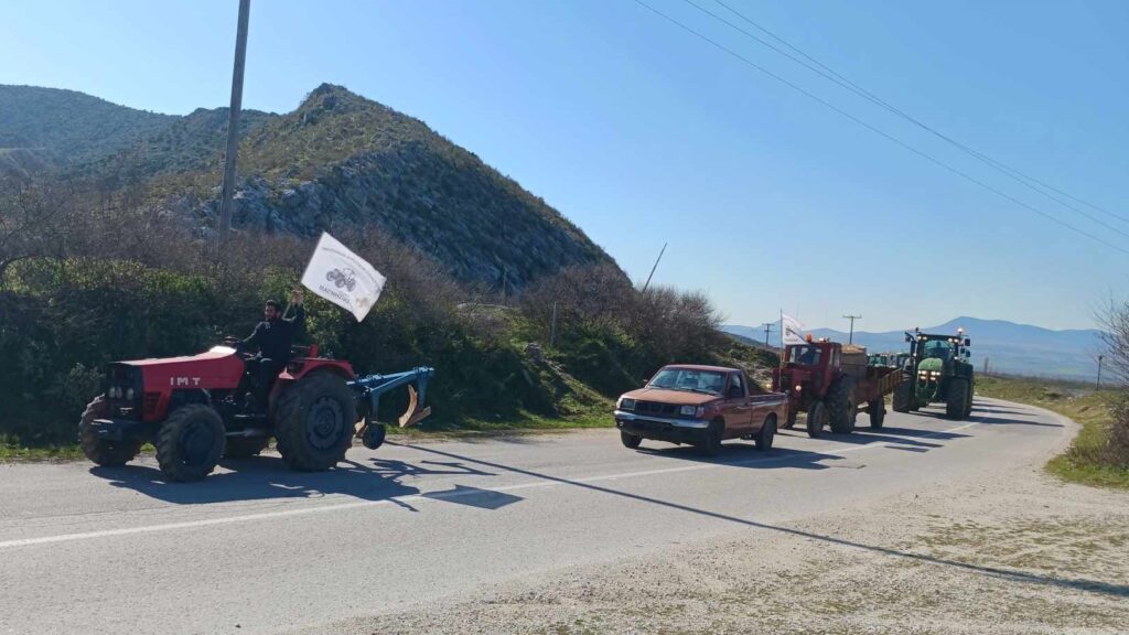 Συγκέντρωση διαμαρτυρίας των αγροτών του μπλόκου Στεφανοβίκειο
